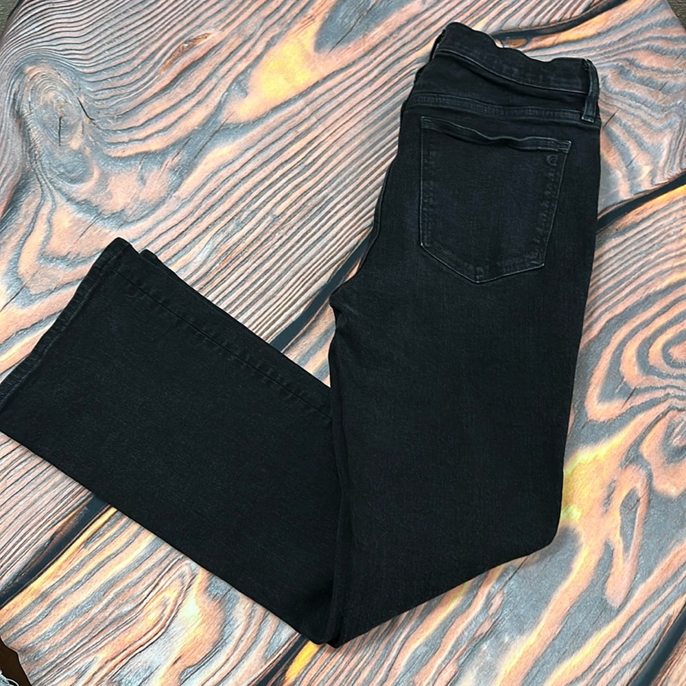 Madewell Kick Out Full Length Jeans Black - Picture 2 of 5